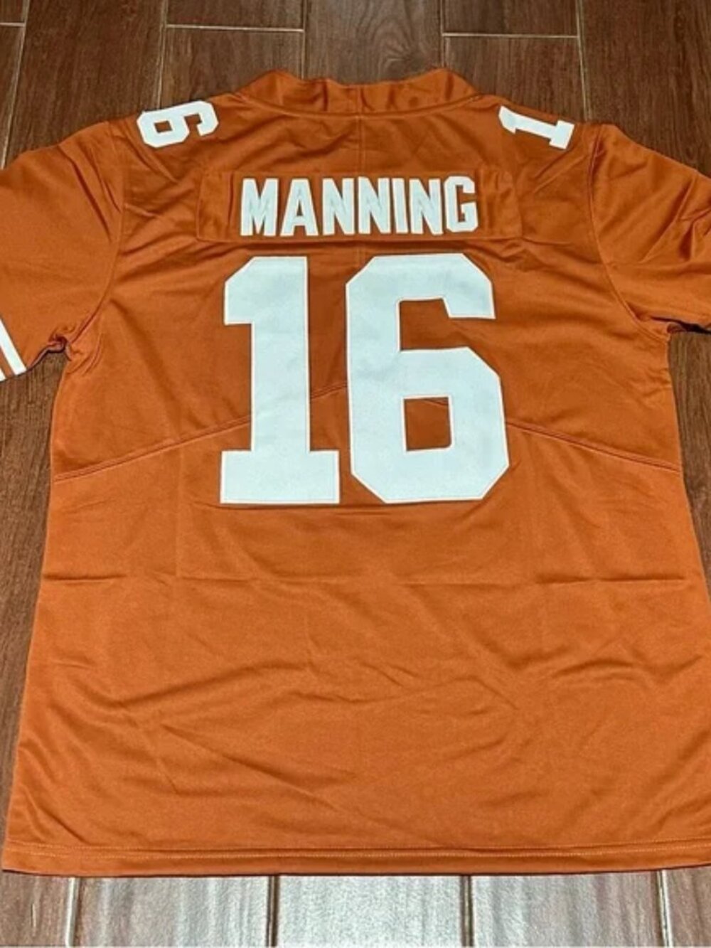Arch Manning Stitched Orange Jersey Vapor